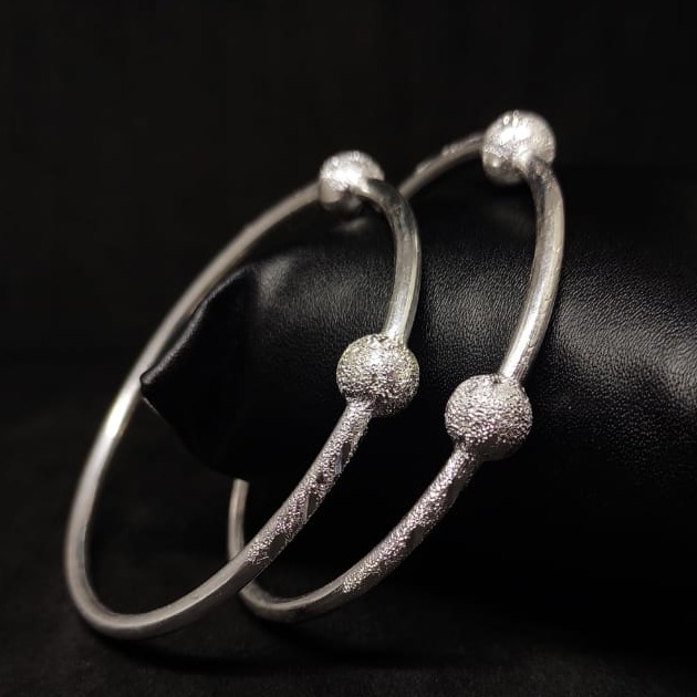 silver antique baccha bangle RH-BB593
