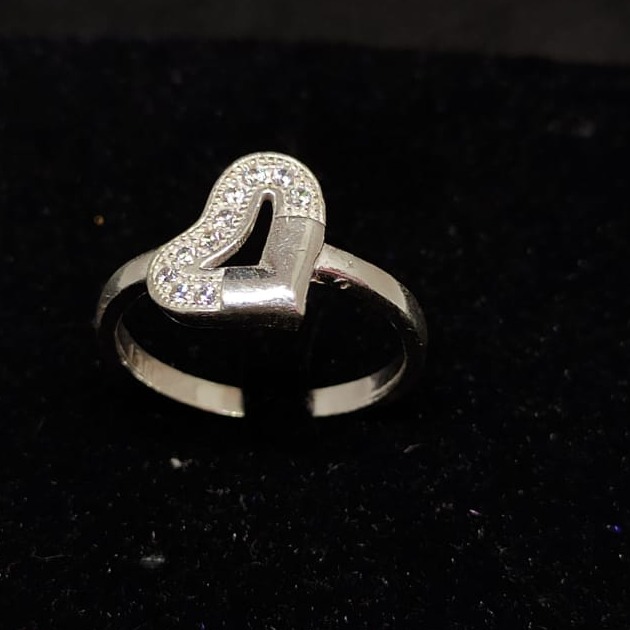 Silver classical ladies rings rh-lr533