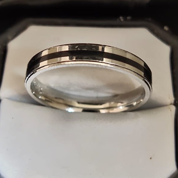 92.5 silver plain gents rings RH-GR494