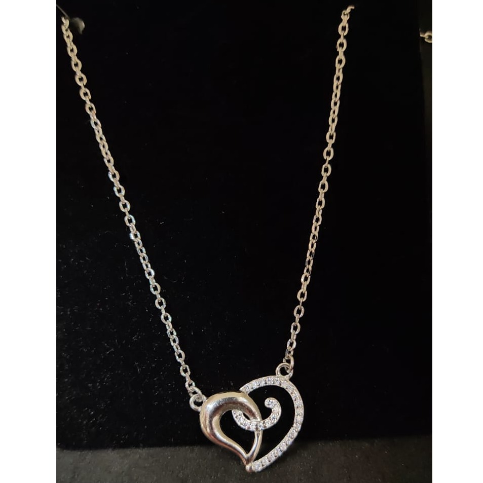 92.5 silver classical heard shap ladies pendants chain RH-PC487