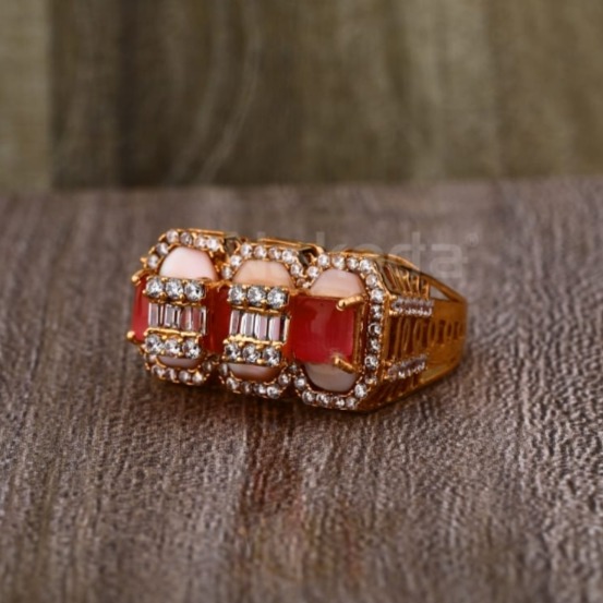 18 carat rose gold classical ladies rings RH-LR918