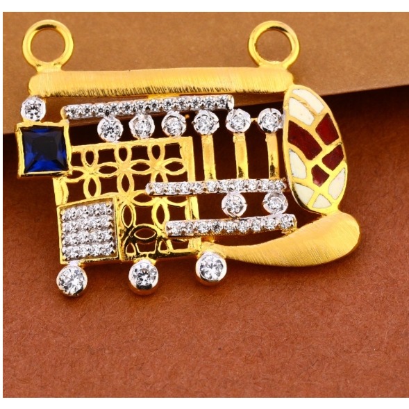 22 carat gold hallmark mangalsutra pendants RH-LP384