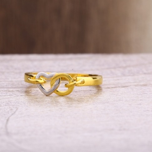 22 carat gold hallmark exclusive ladies plain rings RH-LR6355