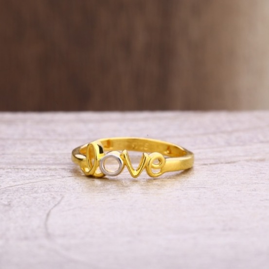 22 cara gold hallmark fancy ladies rings RH-LR351