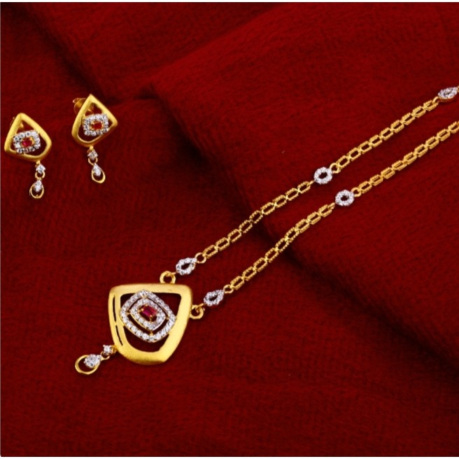 22 carat gold fancy ladies necklace set RH-LN927