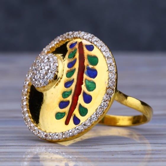 22 carat gold fancy ladies rings RH-LR436