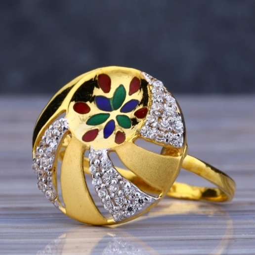 22 carat gold fancy ladies rings RH-LR430