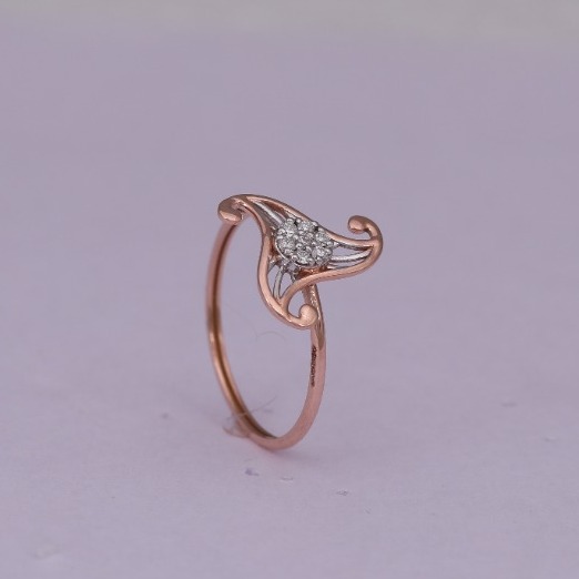 18 carat gold real daimonds traditional ladies rings RH-LR970