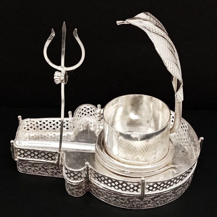 silver shiva linga RH-PI926