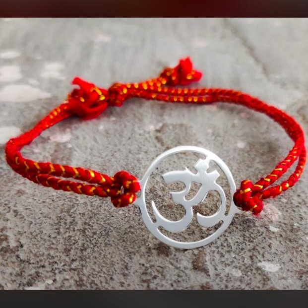 silver rakhi RH-GA686