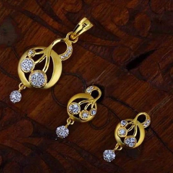 916gold chain pendantset_RHpset59