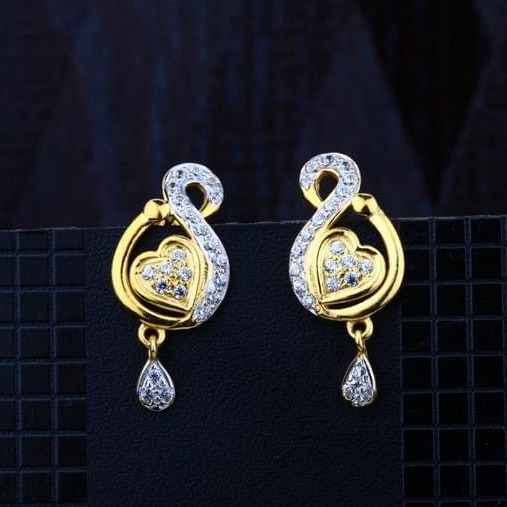 916 Gold CZ Earring RH-ER084