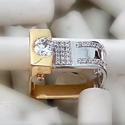 916 Gold Floding Premium Classic Gents Ring RH-GR26