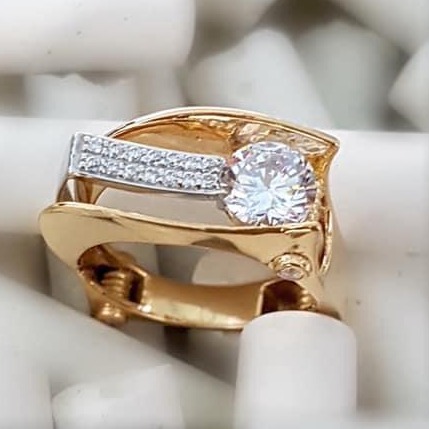 916 Gold Floding Premium Classic Gents Ring RH-GR25