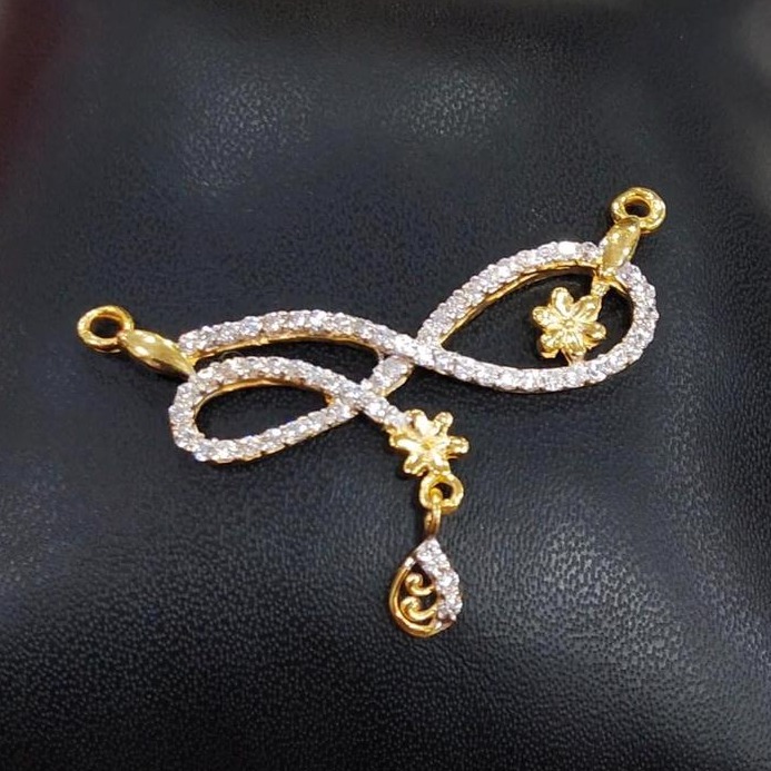 916 Gold 22kt Diamond Mangalsutra Pendal RH-MSP26