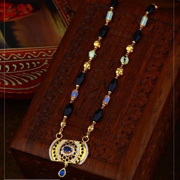 916 Gold antic Rajasthani Mangalsutra RH-GM25