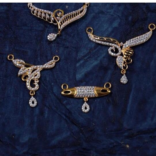 916 Gold Diamond MangalSutra Pendal RH-MSP02