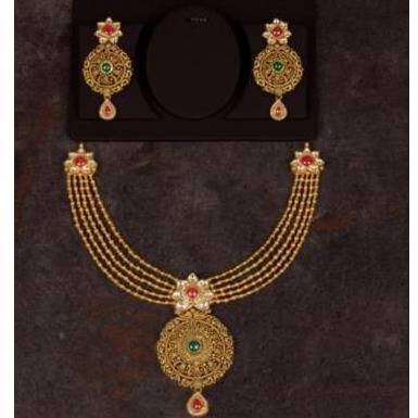 916 Gold Hm bridal Jadter Set RH-BS06