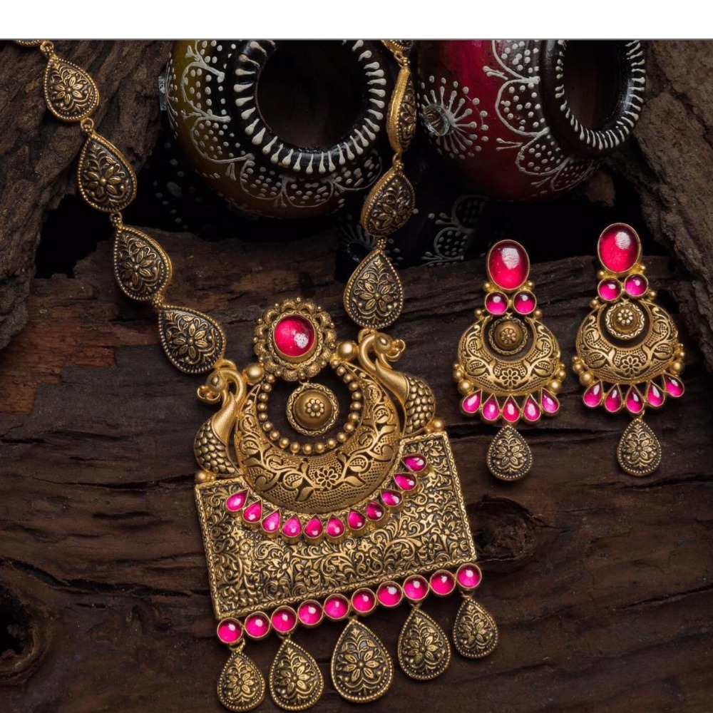 916 Gold Hm bridal Jadter Set RH-BS01