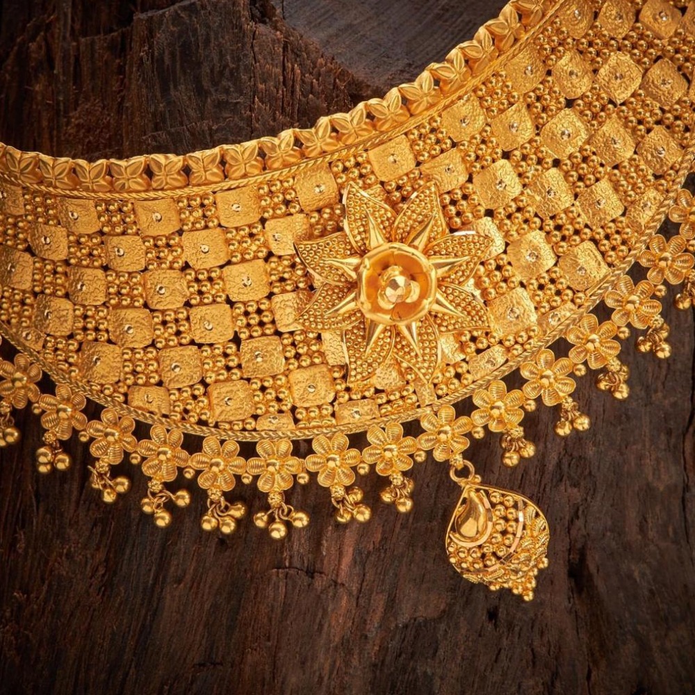 22Kt 916 Gold Calakati Set RH-CS01 - Image 3