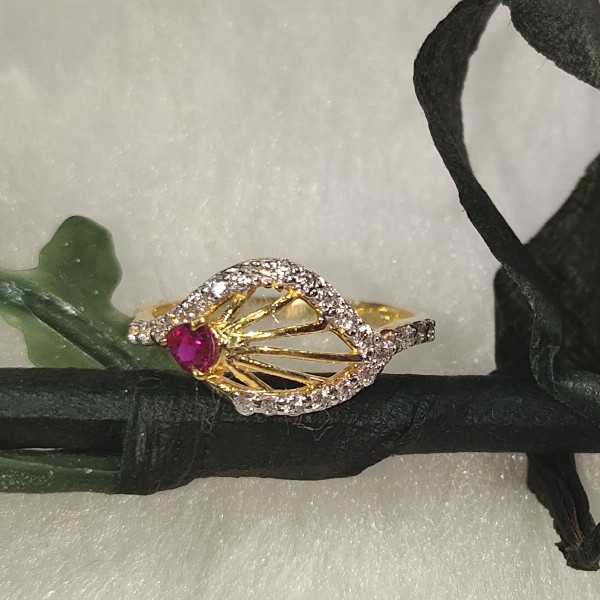 916 Gold ladies ring