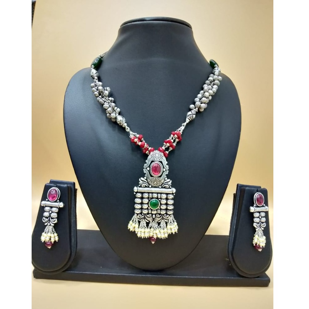 925 Starling Silver Oxodise Necklace-0003