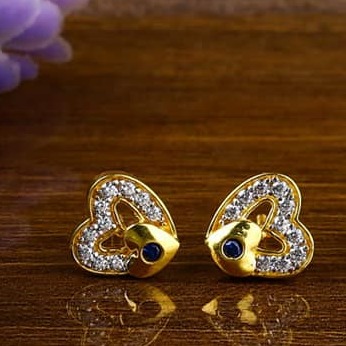 916 Gold earring
