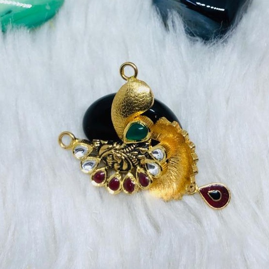 916 gold jadtar mangalsutra pendants msp-0010