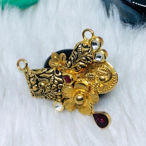 916 Gold Jadtar Mangalsutra Pendants msp-0009