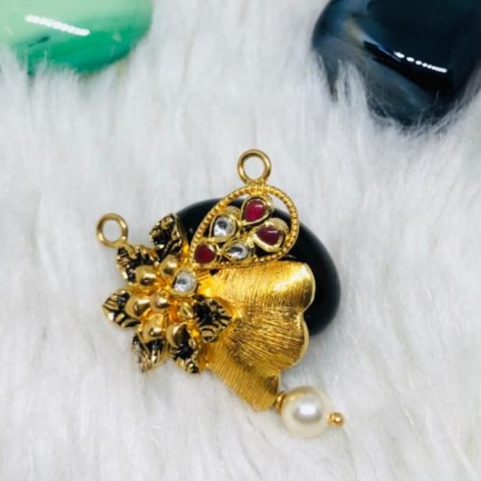 916 Gold Jadtar Mangalsutra Pendants msp-0005