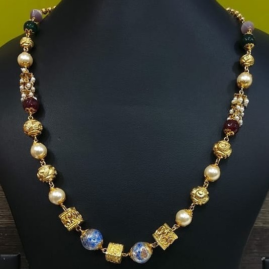 916 Gold Antic Chain Mala