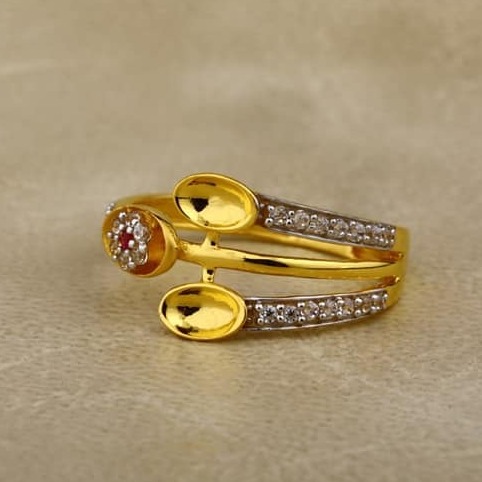 916 Gold cZ Ladies Ring LR-0021