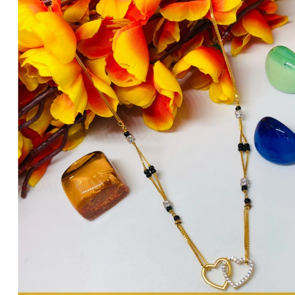gold light weghit Mangalsutra single line Ms-0001