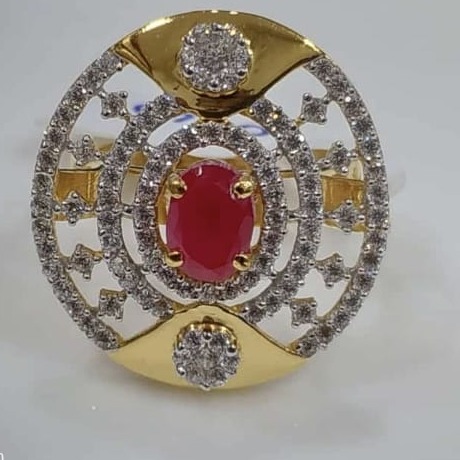 916 Gold cZ Ladies Ring LR-0001