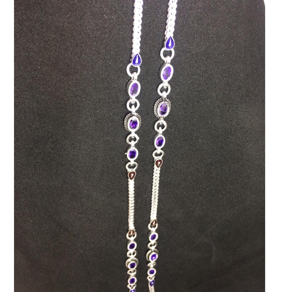 Silver antique payal sl-0005