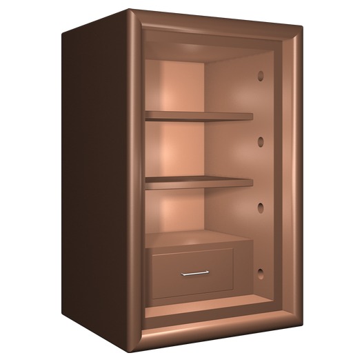 Single door multi shelves jewelry safe lockers - Image 3