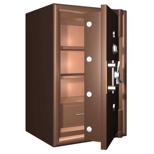 Single door multi shelves jewelry safe lockers - Image 2