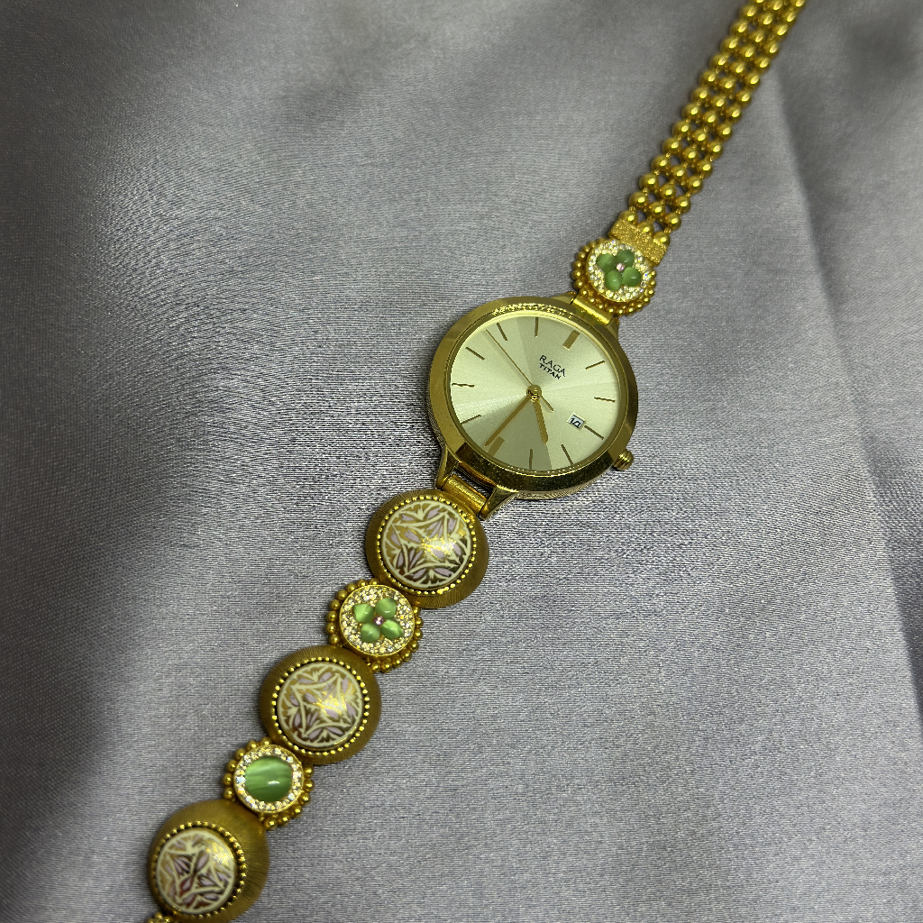 Gold 22k 916 Bikaneri Watch