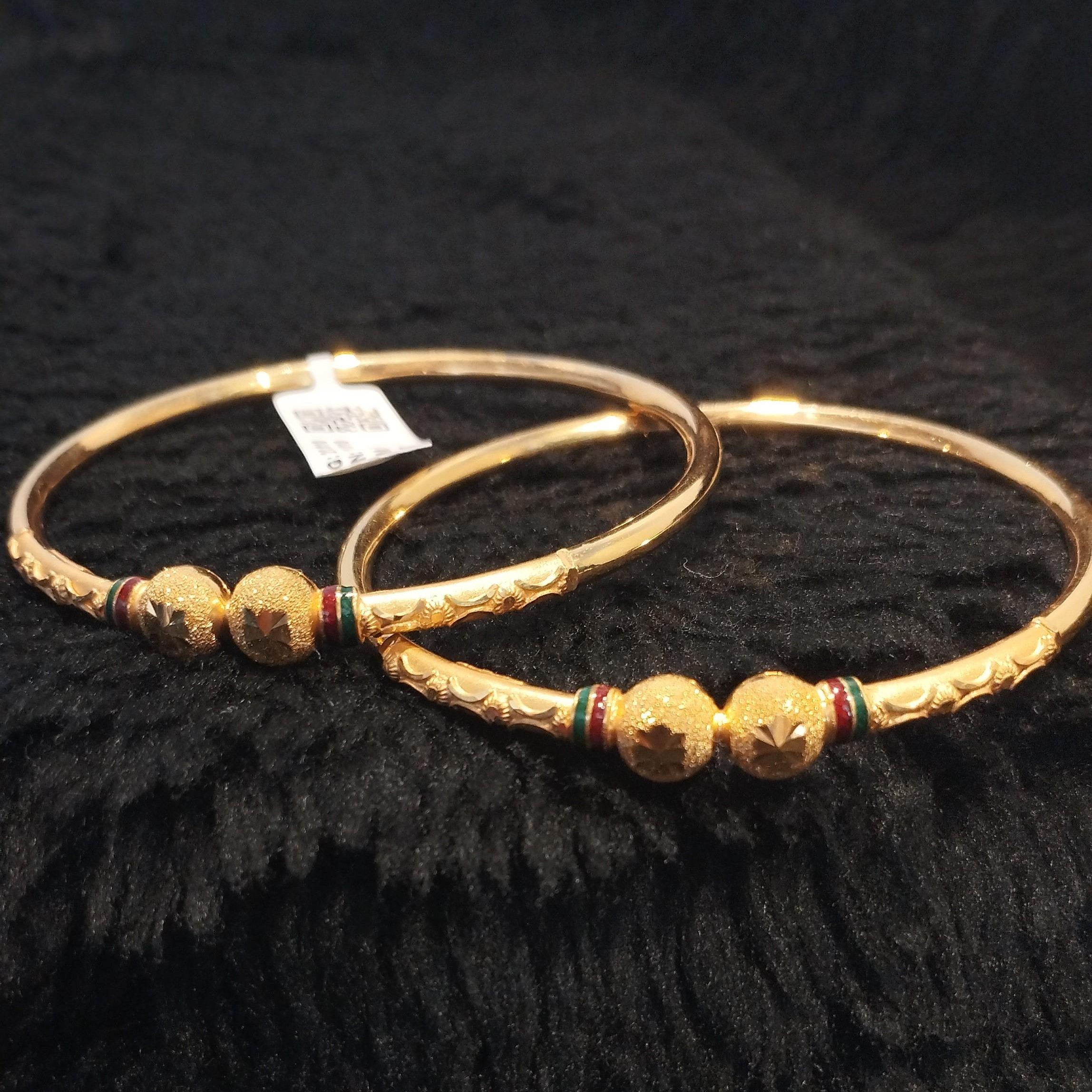 916 Gold Manipuri Bangles