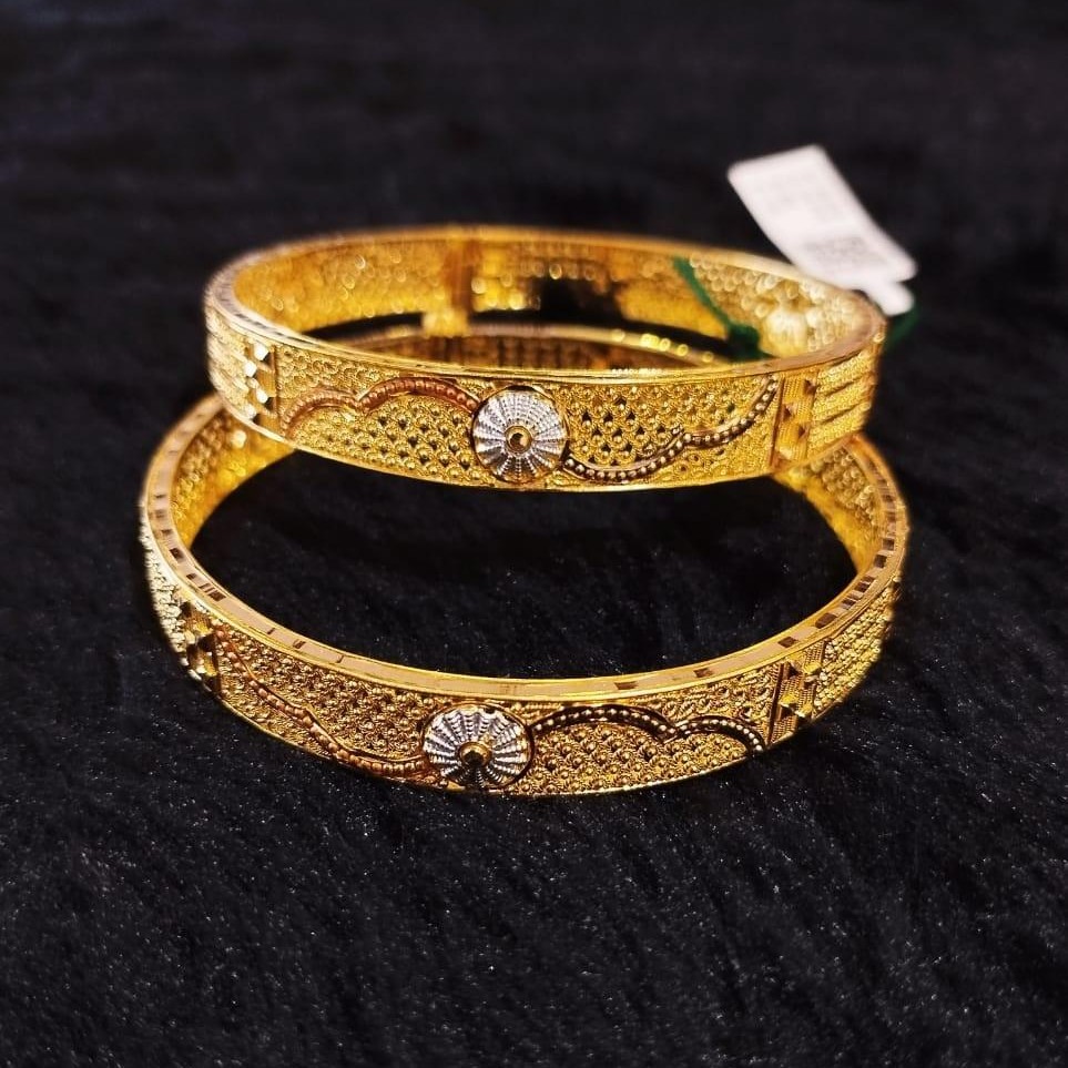 916 Gold Fancy Culcutti Design Bangles