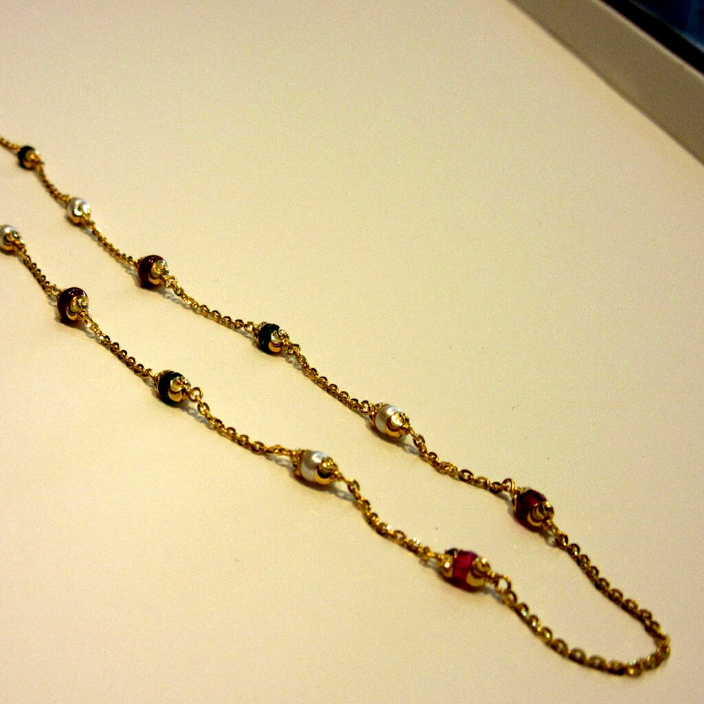 Gold 22k 916 Hallmark Antique Mala