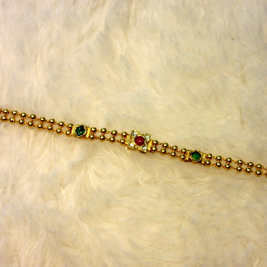 Gold 22k Hallmark Jadtar Bracelet