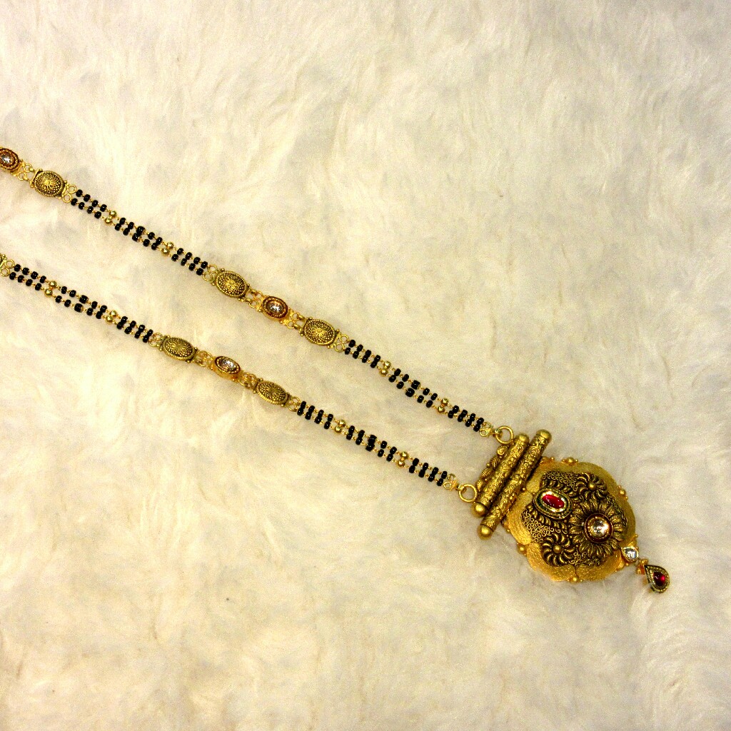 22k hallmark 916 antique mangalsutra