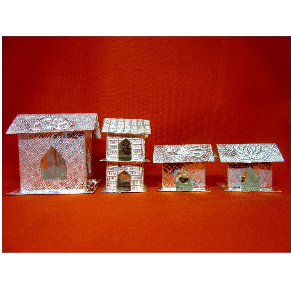 Silver home(house) for shastra pooja vidhi