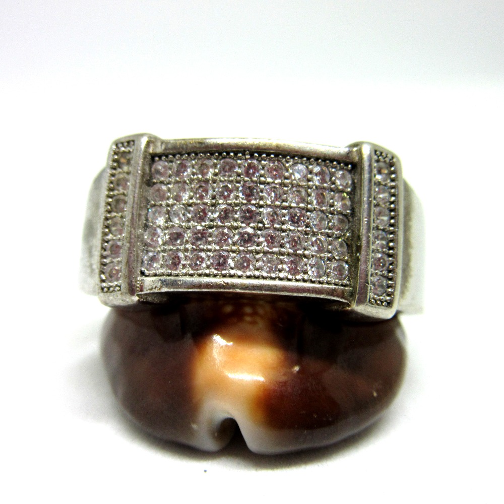 Silver 925 dailywear ring for gents sr925-198