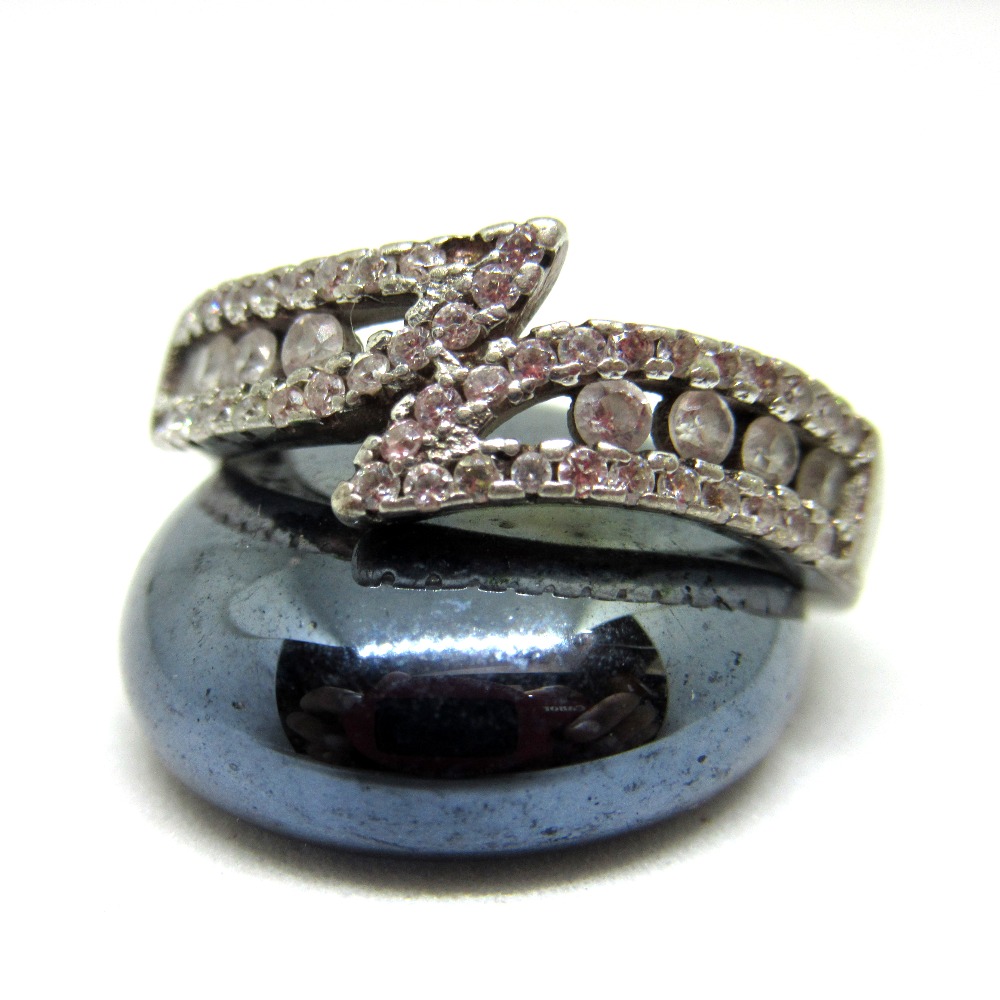 Silver 925 classic cross type ring sr925-38 - Image 2