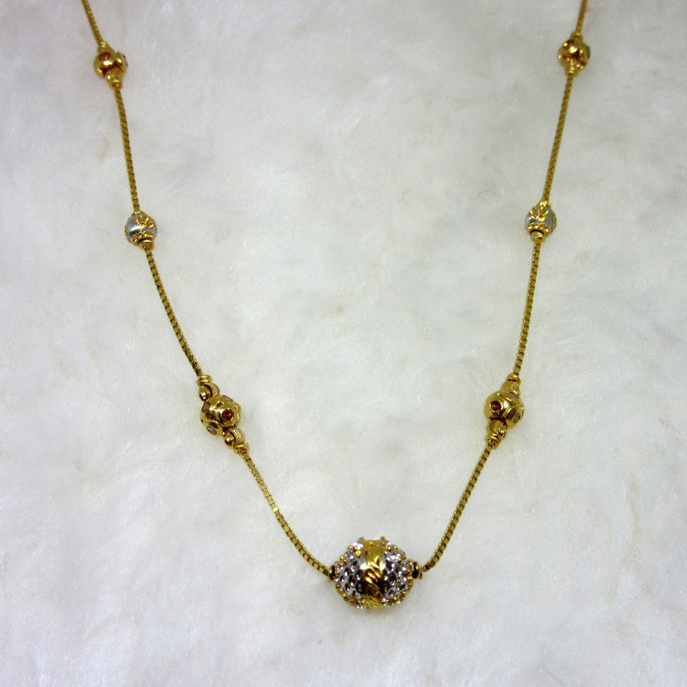 Gold ball classic chain