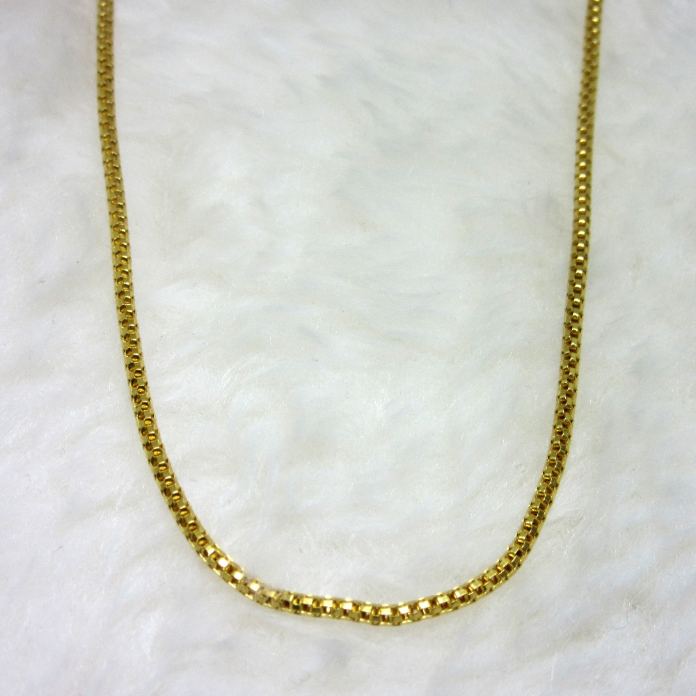 Gold Box Round Chain