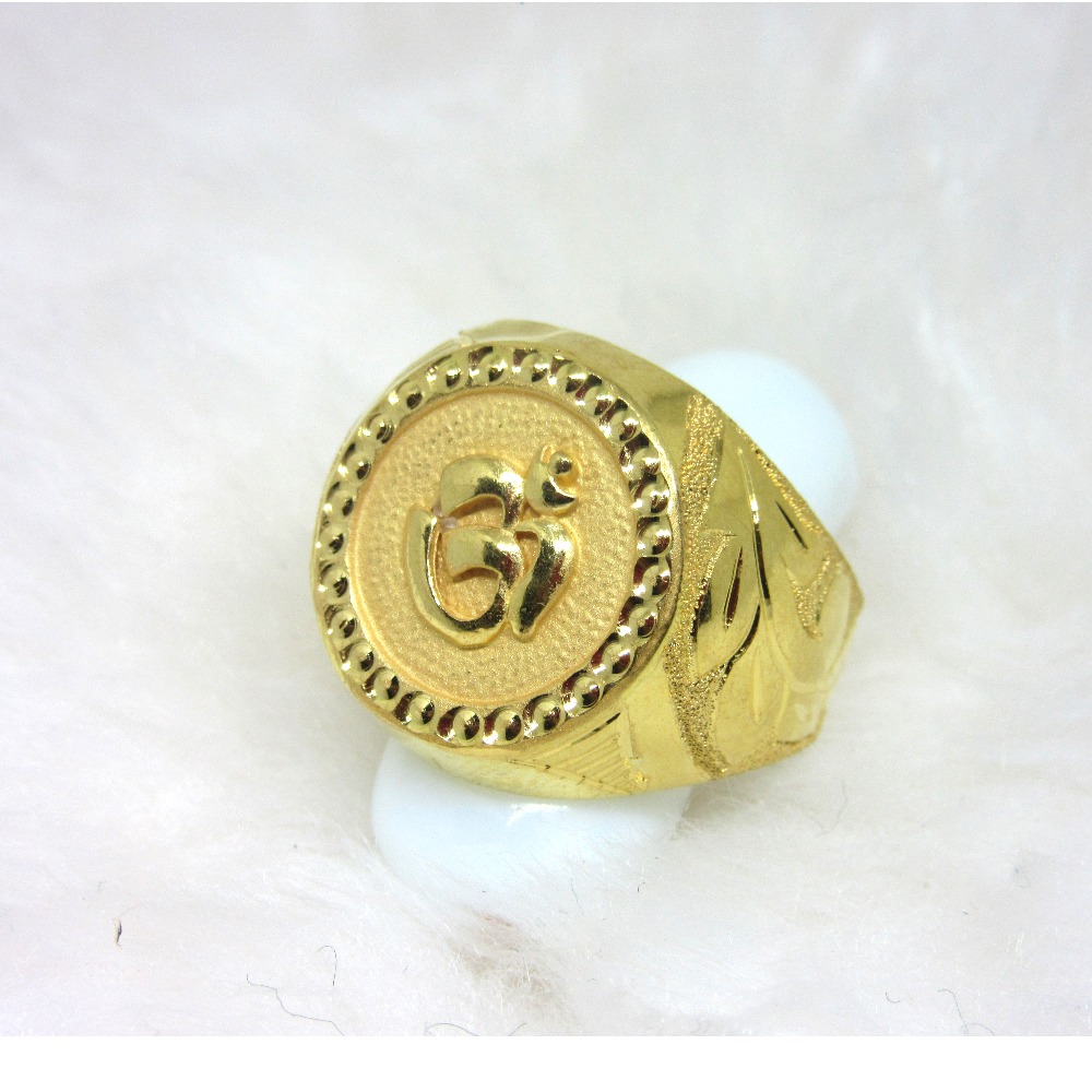 Gold round Shape om ring