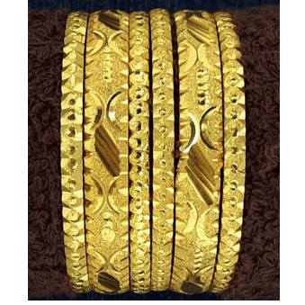 Fine Gold Plated Bangles - Image 5